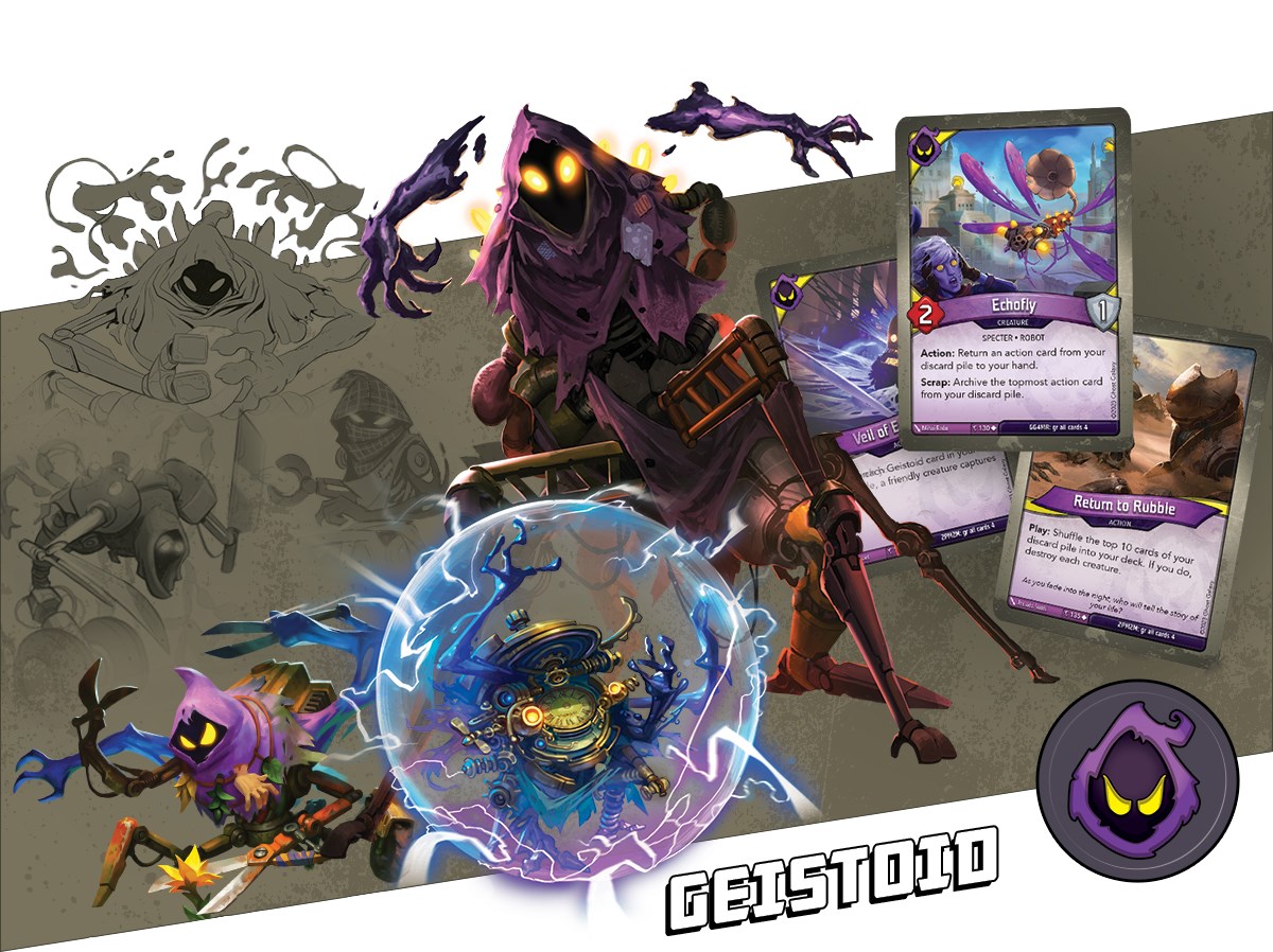 KeyForge : Grim Reminders - Boîte Display 12 Decks Uniques Avec Nouvelle Maison Geistoid